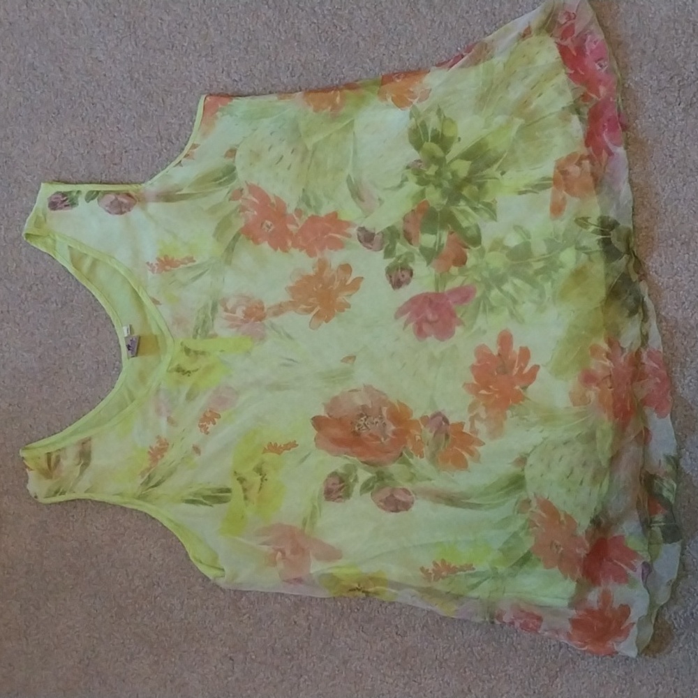 Hibiscus Collection sleeveless top
